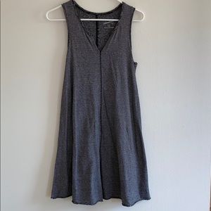 Black and White Striped Dress